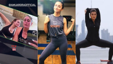 Want to shed those extra kilos gained in lockdown? Enhance your workout swag like Kareena Kapoor, Alia Bhatt and Aishwarya Rai