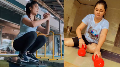 Want workout inspiration for an hourglass figure? Shweta Tiwari & Rashami Desai are your perfect teachers