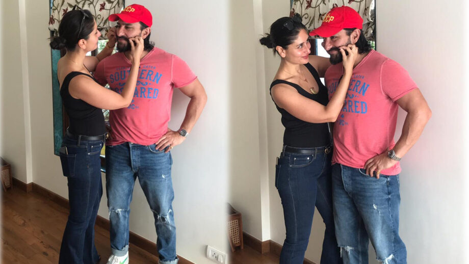 Wanted A Dose Of Cuteness Ka Pack? See Pictures Of Adorable Couple Saif Ali Khan And Kareena Kapoor To Begin Your Day - 1