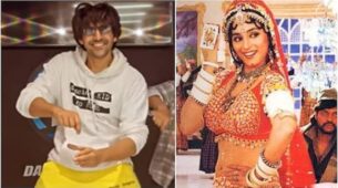 Watch Now: Kartik Aaryan does an amazing dance on Madhuri Dixit’s iconic song, see viral video