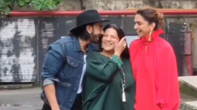 Watch Now: Ranveer Singh and Deepika Padukone come together to celebrate their mom’s birthday, video goes viral