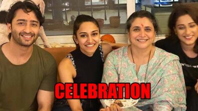 WATCH VIDEO: Shaheer Sheikh and Erica Fernandes come together to celebrate Supriya Pilgaonkar’s birthday