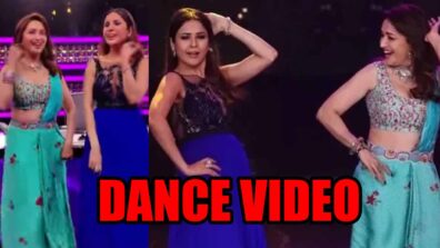 Watch Video: Shehnaaz Gill shakes a leg with Madhuri Dixit on iconic song ‘Badi Mushkil’, says proud feeling