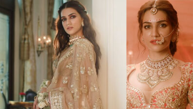 What A Beautiful Muse: Kriti Sanon oozes royal elegance vibes in Manish Malhotra’s new bridal collection ‘Nooriyat’, fans can’t stop taking their eyes off her