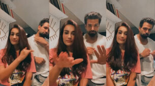 What Fun: Surbhi Jyoti and Rithvik Dhanjani get goofy on camera together, see LOL moment
