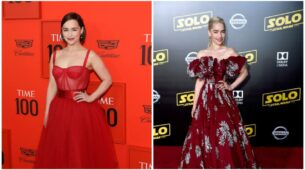 Dress All Red With Emilia Clarke: These Looks Of Her In Red Are Killer
