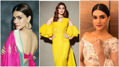 5 Times Mimi Star Kriti Sanon Accentuated Her Sarees With Unique Blouses And We Are Obsessed