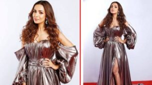 Bonafide Fashion Diva! Malaika Arora Takes Her Fashion Quotient A Notch Higher In Metallic Gown