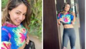 Hina Khan Shows That The Love For The Tie & Dye Is Never Gonna Fade In A Chic Comfy Tee & Gym Pants