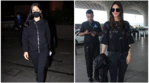 Airport Looks! From Katrina Kaif To Vaani Kapoor: Take A Look At The Best Monochrome Looks Of Bollywood Celebs