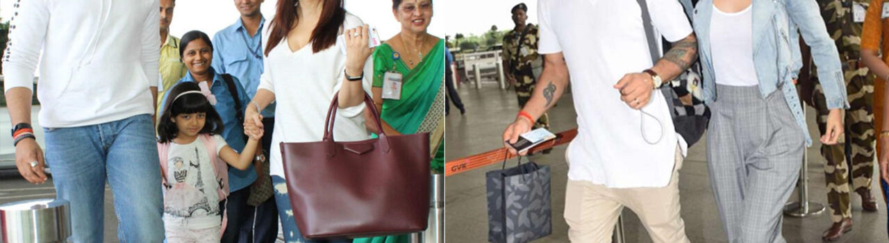 Airport Swag: Abhishek Bachchan-Aishwara Rai Vs Virat Kohli-Anushka Sharma: Which celebrity pair slays the twinning vogue game better? (Fan Battle) 471093