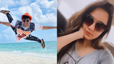 Aladdin Swag At Maldives: Siddharth Nigam does a high-octane flying stunt at beach, Ashi Singh is in a mood to get groovy