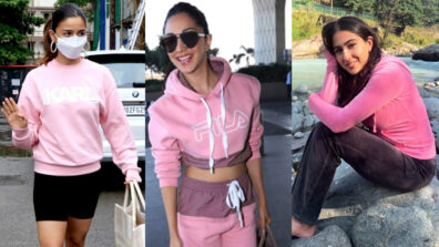 Alia Bhatt, Kiara Advani and Sara Ali Khan are cuteness personified in pink sweatshirts, netizens in awe of their beauty