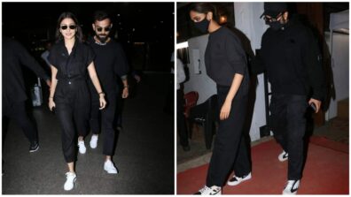 Anushka Sharma-Virat Kohli Vs Deepika Padukone-Ranveer Singh: Which celebrity couple slays the all black look better?