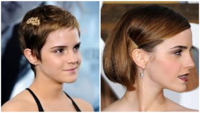 Take a look at Emma Watson’s experiments with haircuts