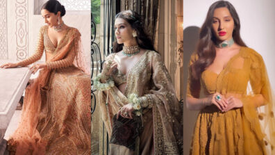 B-Town Desi Fashion Queens: Shraddha Kapoor, Kriti Sanon and Nora Fatehi shine bright like diamonds in latest Indo-Western ethnic avatars, are you in love already?