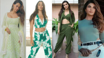 B-Town Hot Fashionistas: Disha Patani, Kiara Advani, Kriti Sanon, Jacqueline Fernandez and their eternal love for different shades of ‘green’