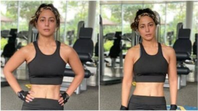 Be Comfortable & Confident At The Same Time In Your Fitlook Originals, Steal These Gym Wear From Hina Khan