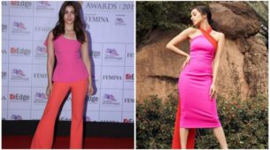 Beauties! Alia Bhatt Vs Shraddha Kapoor: Which Diva Dazzled The Safiya Pink And Orange Outfit Better? Vote Here