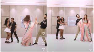 Bepanah Pyar: Surbhi Chandna & Sharad Malhotra get romantic on camera, see unseen viral footage