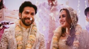 Big Fat Indian Wedding: When Varun Dhawan-Natasha Dalal looked like a dream couple together in twinning Manish Malhotra wedding gear