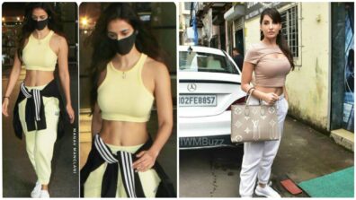 Bold And Sensuous: Disha Patani and Nora Fatehi slay in casual high-chic street-style fashion, come fall in love