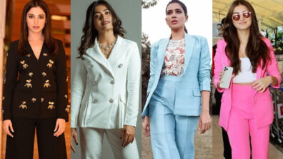 Boss Babe Alert: Tamannaah Bhatia, Samantha Akkineni, Rashmika Mandanna and Tara Sutaria slay the semi-corporate vibe with perfection in tailored blazers, you will love it