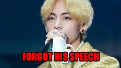 BTS: When V forgot his speech at an award show, ARMY check out how he aced it