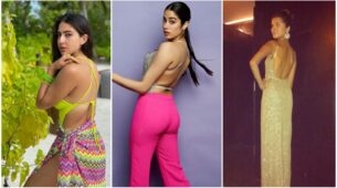 Check out Sara Ali Khan, Janhvi Kapoor and Tara Sutaria’s backless outfits