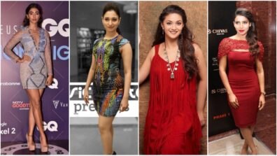 Curvaceous South Divas: Times when Pooja Hegde, Tamannaah Bhatia, Keerthy Suresh and Samantha Akkineni flaunted their hourglass figures in midi high-chic bodycon outfits