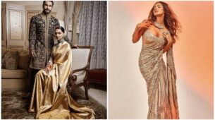 Deepika Padukone Vs Malaika Arora: Which Diva Looks Supremely Glamorous And Gorgeous In Metallic Saree?