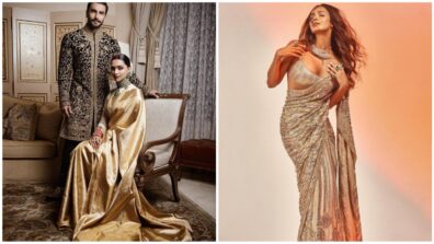 Deepika Padukone Vs Malaika Arora: Which Diva Looks Supremely Glamorous And Gorgeous In Metallic Saree?