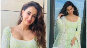 Desi Attire: Malang Actress Disha Patani Gets All Decked Up In An Abu Sandeep Anarkali; We Think It’s Perfect