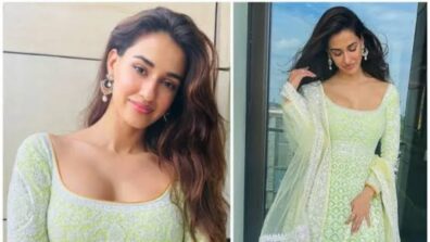 Desi Attire: Malang Actress Disha Patani Gets All Decked Up In An Abu Sandeep Anarkali; We Think It’s Perfect