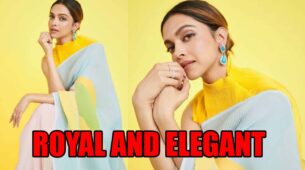 Desi Diva: Deepika Padukone looks royal and elegant in multi-coloured organza saree
