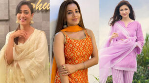 Desi Girl Swag: Saumya Tandon, Monalisa and Shweta Tiwari show the world how to carry the salwar style with elegance, you will be in love