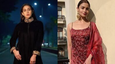 Desi Love: From Sara Ali Khan To Alia Bhatt: B’Town Beauties Who Nailed The Velvet Ensembles And Looked Like A Regal Star