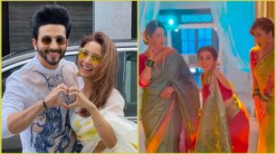 Dheeraj Dhoopar gets romantic in public with wife Vinny Arora, Shraddha Arya says ‘shut up…’