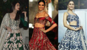 Divine Beauties: Aishwarya Rai, Deepika Padukone and Alia Bhatt are mesmerizing damsels in Manish Malhotra’s handcrafted long gherao lehengas, fans in awe of their beauty