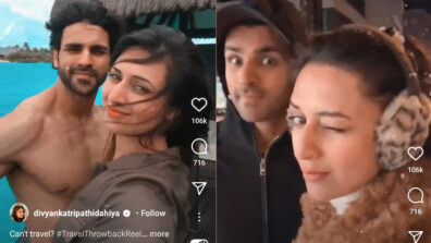 Divyanka Tripathi gives a romantic kiss to hubby Vivek Dahiya, shares special throwback travel video for her fans