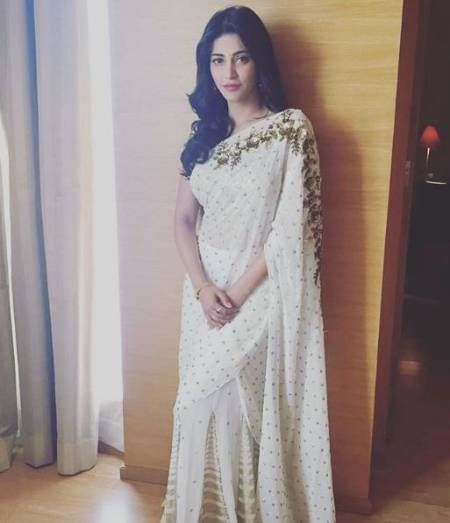 Don’t Know How To Style The White Basics? Take Inspiration From Shruti Hassan To Look Cool - 1