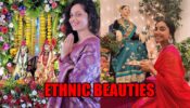 Ethnic beauties Ankita Lokhande and Prajakta Koli welcome Gauri during Ganesh Chaturthi