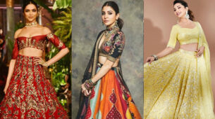 Fashion Ka Hai Yeh Jalwa: Deepika Padukone, Anushka Sharma and Madhuri Dixit’s resplendent Indo-Western long gherao lehenga avatars that you will love