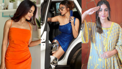 Fashionable Babes Of Indian TV: Surbhi Jyoti and Mouni Roy keep it high-chic in short midi dresses, Hina Khan like it classy and resplendent in ethnic