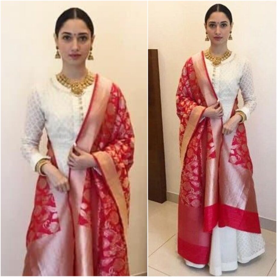 Festive Dressing Done Right! Chikankari Outfits Of Tamannaah Bhatia Are For The Steal, Take Tips - 2