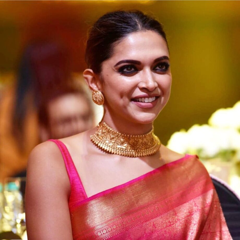 From a bikini blouse to spaghetti blouse: Take cues from Deepika Padukone to style your blouses - 0