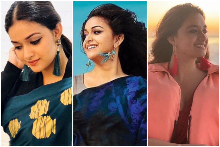 From Chaandbalis To Jhumkas: Keerthy Suresh Has Earrings For All Your Occasions - 3