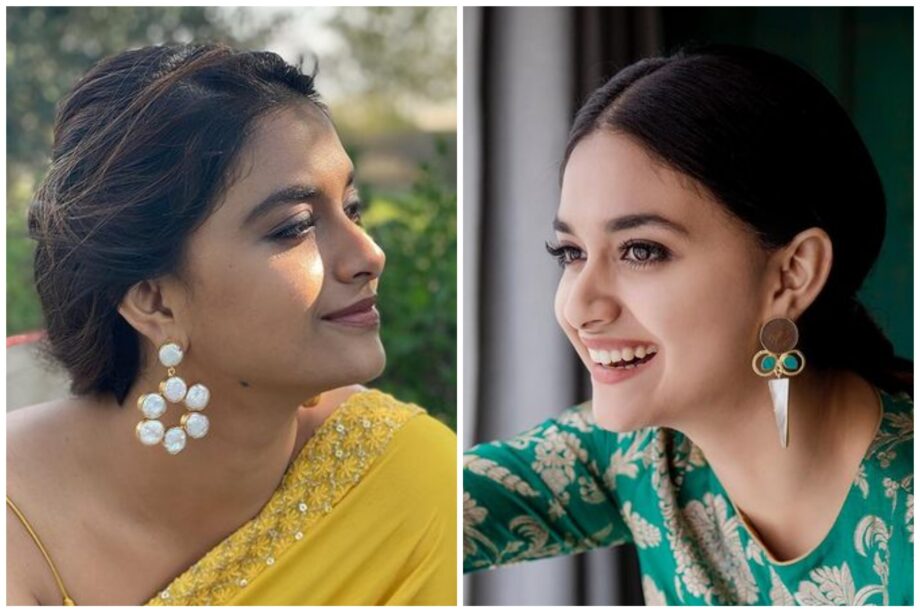 From Chaandbalis To Jhumkas: Keerthy Suresh Has Earrings For All Your Occasions - 1