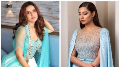 From Jasmin Bhasin To Mahira Khan: TV Beauties Who Looked Ethereal In Icy Blue Outfits