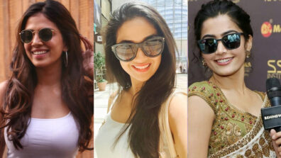 From Malavika Mohanan to Keerthy Suresh and Rashmika Mandanna: Tollywood divas show you how to killing the ‘cute smiling’ photo pose in fashionable sunglasses